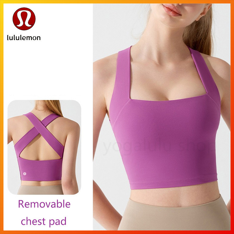 Lululemon เสื้อกล้าม เซ็กซี่ เหมาะกับการเล่นโยคะ กีฬา YW287