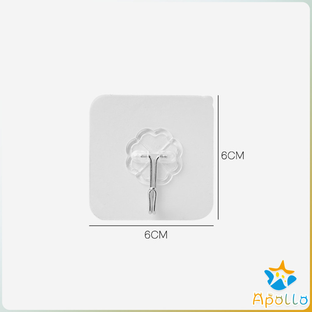 ตะขอแขวนเก็บของ เเบบติดผนัง ตะขอแขวน 30C ติดผนังปูนขัดมันได้ ตะขอ อเนกประสงค์ ไม่ต้องเจาะผนัง ตะขอสูญญากาศ ติดเพดาน 20KG - รูปที่ 7
