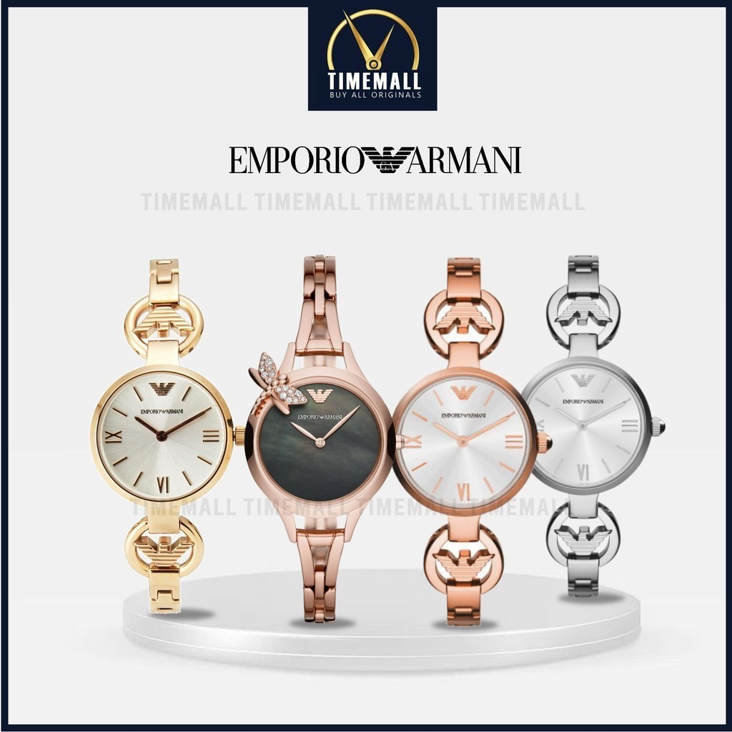 TIME MALL นาฬิกา Emporio Armani OWA296 นาฬิกาข้อมือผู้หญิง นาฬิกาผู้ชาย แบรนด์เนม ของแท้ Brand Armani Watch AR1774