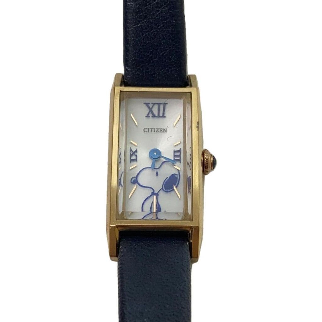 Citizen WH wht M O SN iI Wrist Watch leather Women Direct from Japan Secondhand