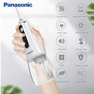 Water Flosser เครื่องทำความสะอาดฟัน Panasonic L10โรงหล่อรุ่นเดียวกัน ทําความสะอาดฟันและช่องปาก หัวฉีดมืออาชีพ 5 หัว ชาร์