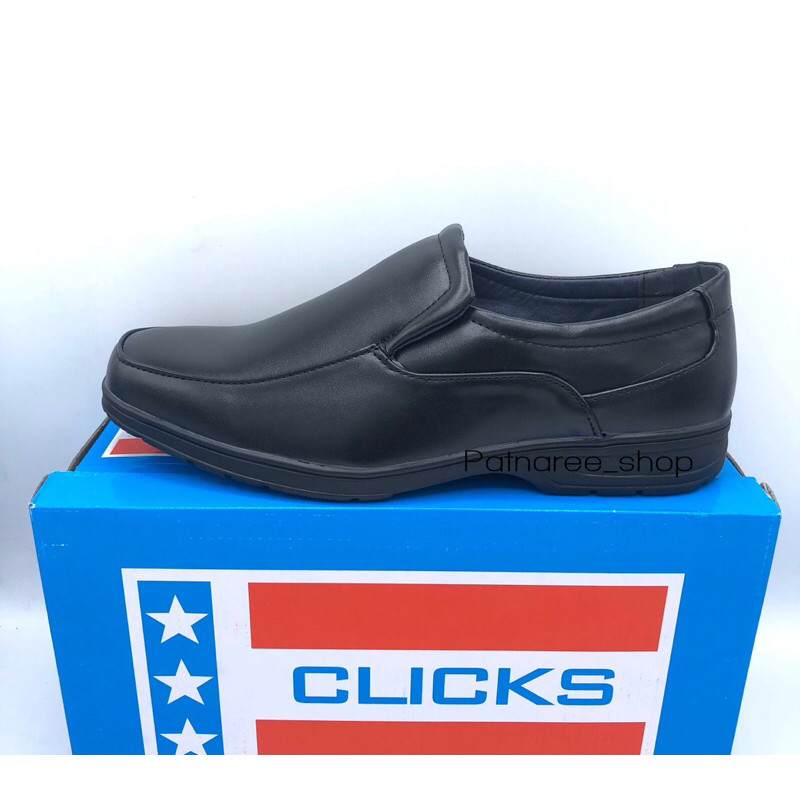 รองเท้าผ้าใบ ⭐️พร้อมส่ง⭐️ Clicks CV-079  รองเท้าหนังคัชชูสำหรับผู้ชาย ไซส์ 40-45