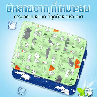 BHQ แผ่นเจลเย็น 30/40/50/90cm เบาะนอนเย็น ที่นอนเจล ที่นอนสัตว์เลี้ยง แผ่นทำความเย็น