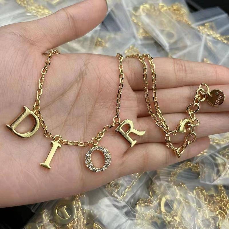 D Home/Dijia ใหม่ สร้อยคอ สร้อยข้อมือ ประดับเพชร เวอร์ชั่นสูง แฟชั่นสไตล์เกาหลี เรียบง่าย ขายส่ง