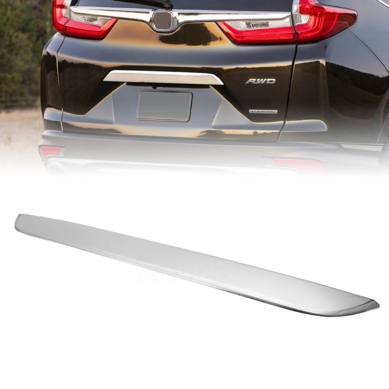 ฝาครอบท้ายรถกระบะ โครเมี่ยม สเตนเลส สําหรับ Honda CRV bjfranchise 2017-2018