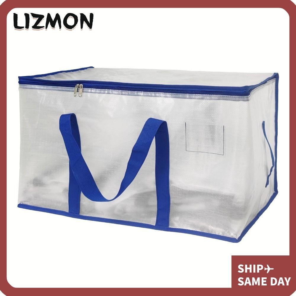 Lizmon กระเป๋าเดินทาง กระเป๋าเก็บเสื้อผ้า ผ้าห่ม อเนกประสงค์ แบบหนา กันฝุ่น พับได้ สําหรับเดินทาง