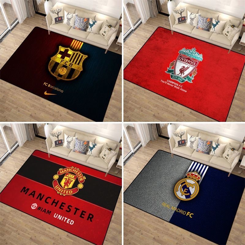 เรียบง่ายทันสมัยแฟชั่นสร้างสรรค์แมนเชสเตอร์ยูไนเต็ดเรอัลมาดริด acMilan โลโก้ฟุตบอลห้องนั่งเล่นห้องนอ