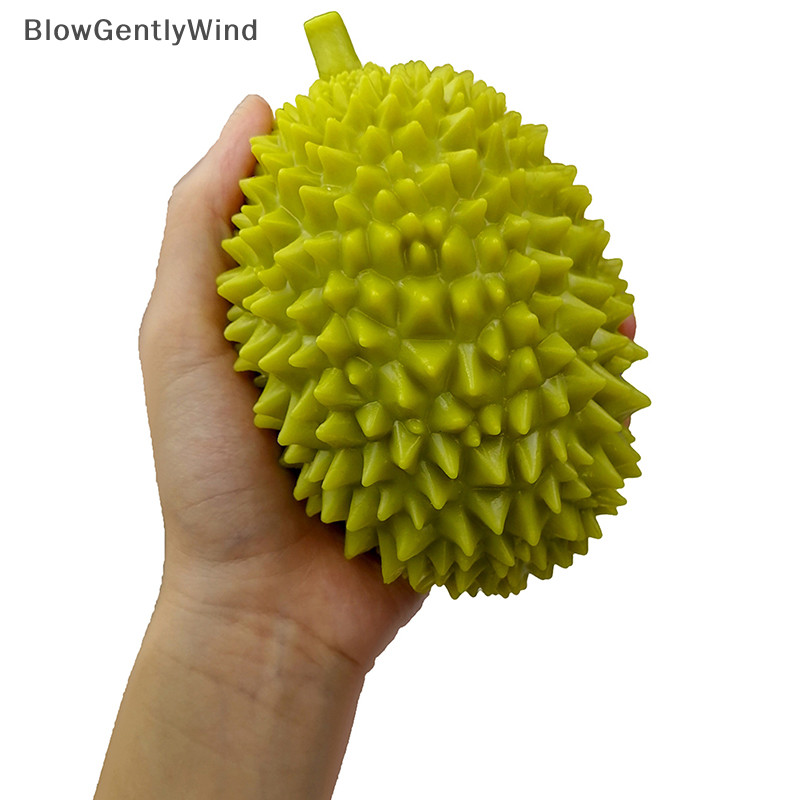 Blowgentlywind ของเล่นผลไม้ปลอม ทุเรียน ทุเรียน หยิกได้ สําหรับเล่นคลายเครียด