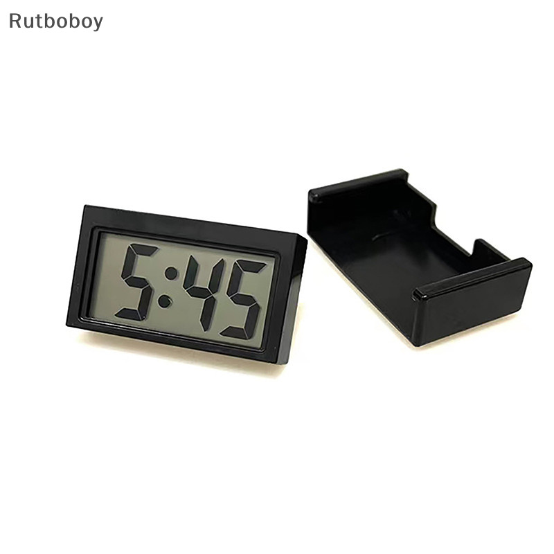 [Rut] แผงหน้าปัดรถยนต์นาฬิกาดิจิตอลมีกาวในตัวในรถยนต์พร้อมจอแสดงผลวันเวลา LCD COD - รูปที่ 4