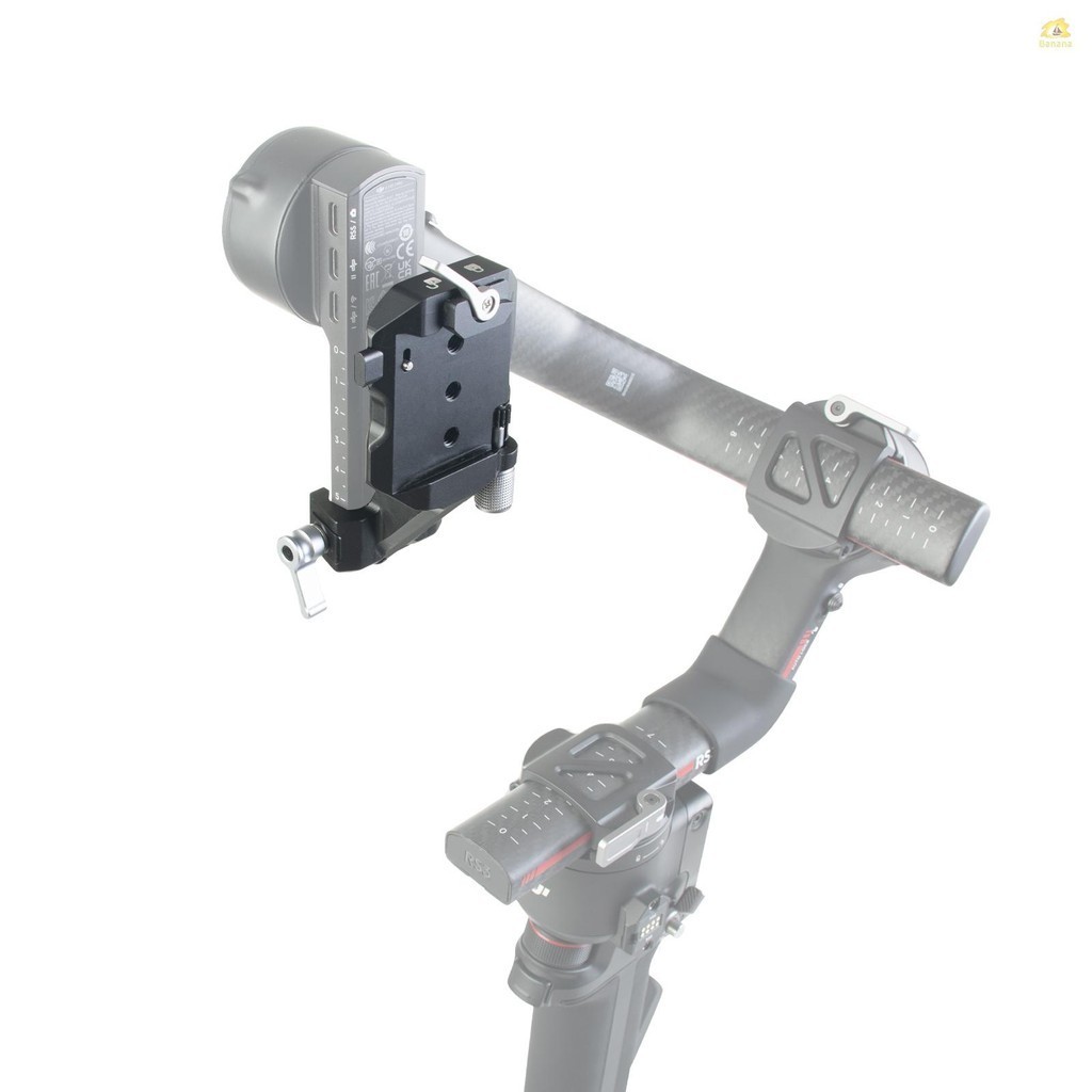 Df DIGITALFOTO DF-8169S เมาท์ขาตั้งกล้อง แนวตั้ง อะลูมิเนียมอัลลอย พร้อมแคลมป์ และสกรู 1/4 นิ้ว สําหรับกิมบอล DJI RS2 RS3 RS3PRO