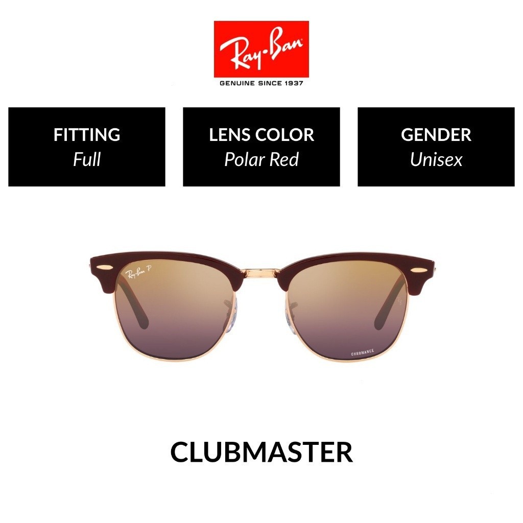 Ray · banclubmaster true rb3016f 1365g9 แว่นตากันแดด ปรับขนาดได้ 55 มม. สําหรับผู้ชาย