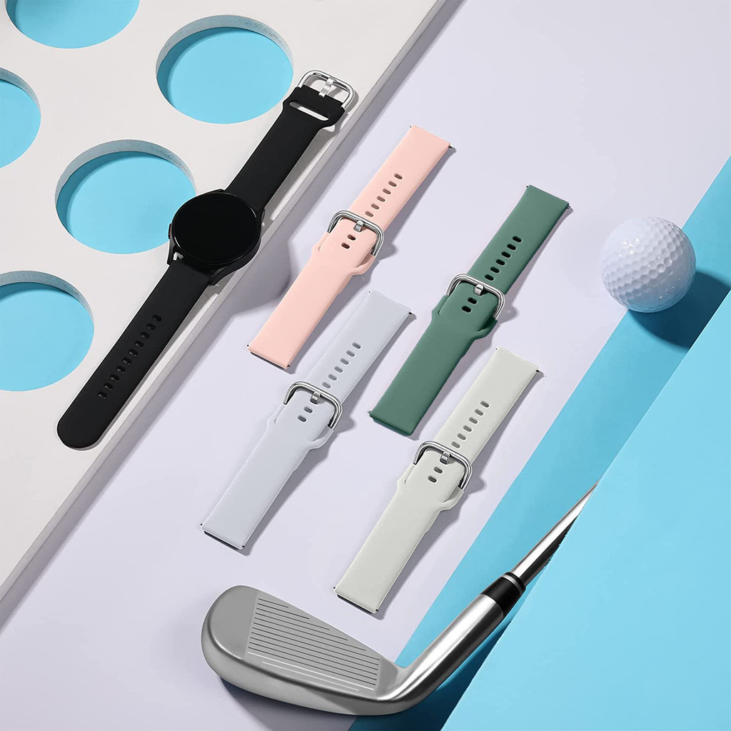 สายรัดข้อมือซิลิโคน 18 มม. แบบเปลี่ยน สําหรับ Garmin Venu 3s 2s Vivoactive 4s Forerunner 255s 265s Vivomove 3s