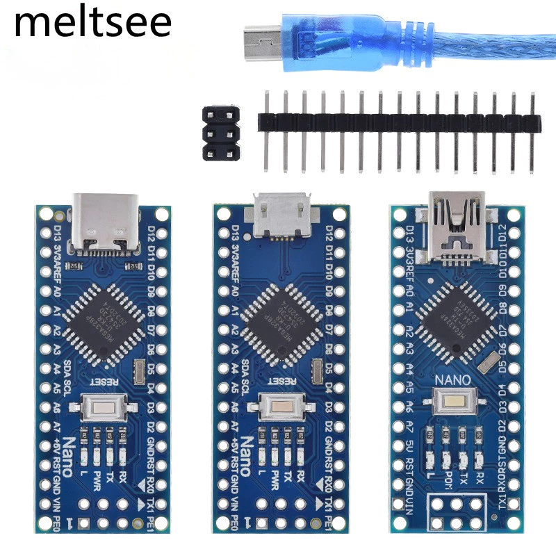 ตัวควบคุม Nano 3.0 พร้อมบูทโหลด สําหรับไดรเวอร์ USB arduino CH340 16Mhz Nano v3.0 ATMEGA328P