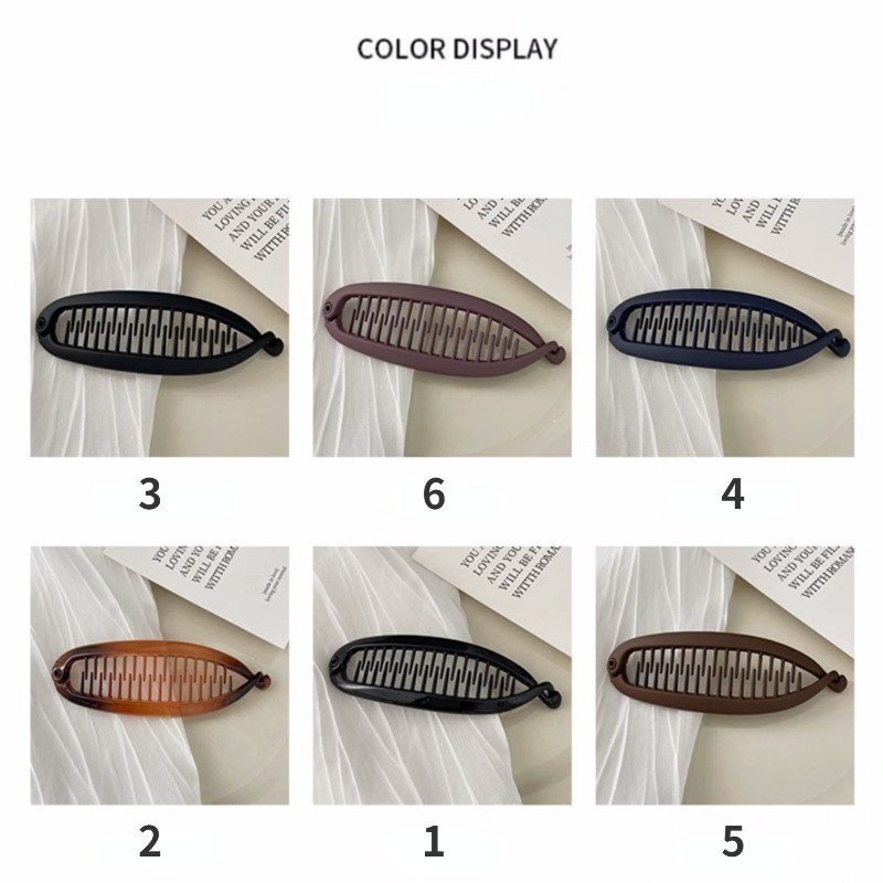 เคเอฟ752 สไตล์เกาหลีเรียบง่ายสดใสและเคลือบด้านสีบริสุทธิ์แฟชั่นกิ๊บติดผมหางปลาอุปกรณ์เสริมผู้หญิง ราคา ถูกที่สุด ดีลบีเคเค แกลเลอรีภาพที่ 8