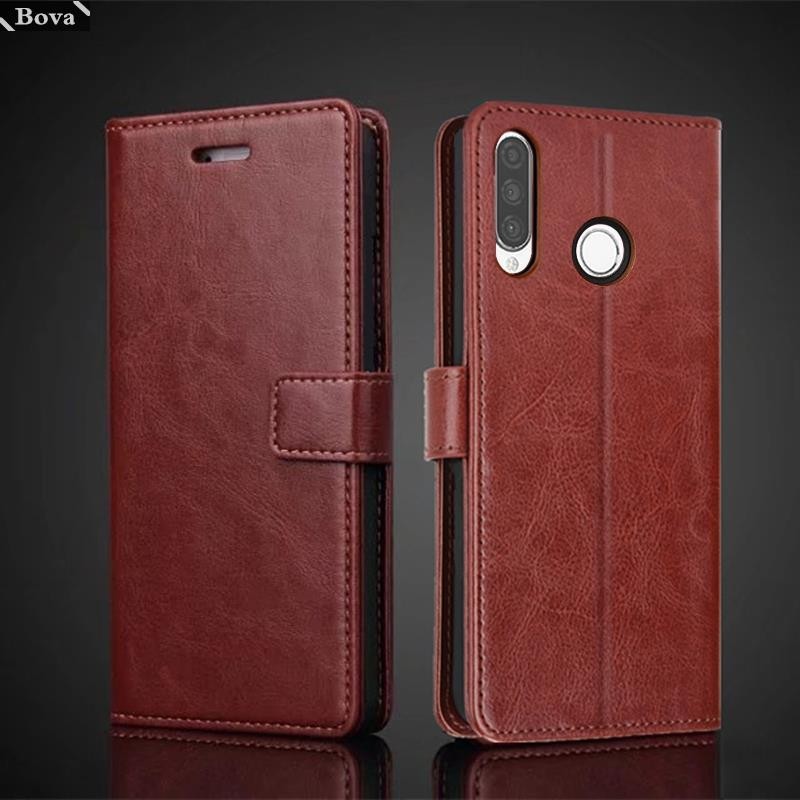 สําหรับ Huawei P30 Lite 2020 ที่ใส่บัตร เคสหนัง Pu ฝาพับ ย้อนยุค กระเป๋าสตางค์ เคสโทรศัพท์