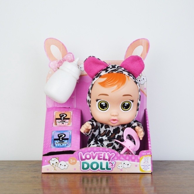 ของเล่นตุ๊กตาเด็กทารก ซิลิโคน 9 นิ้ว 24 ชั่วโมง QXQR