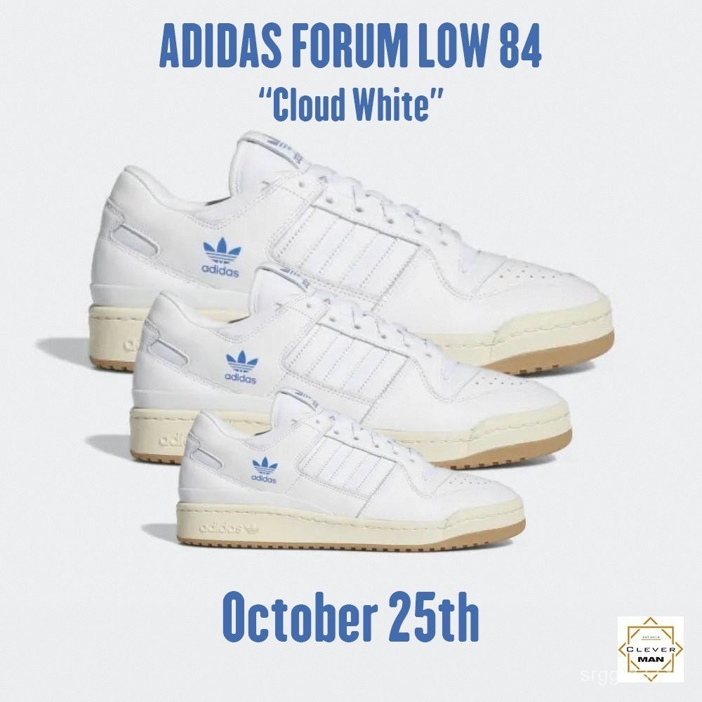 Adidas Forum low 84 รองเท้าผ้าใบ สีขาว สําหรับผู้ชาย และผู้หญิง JYTD