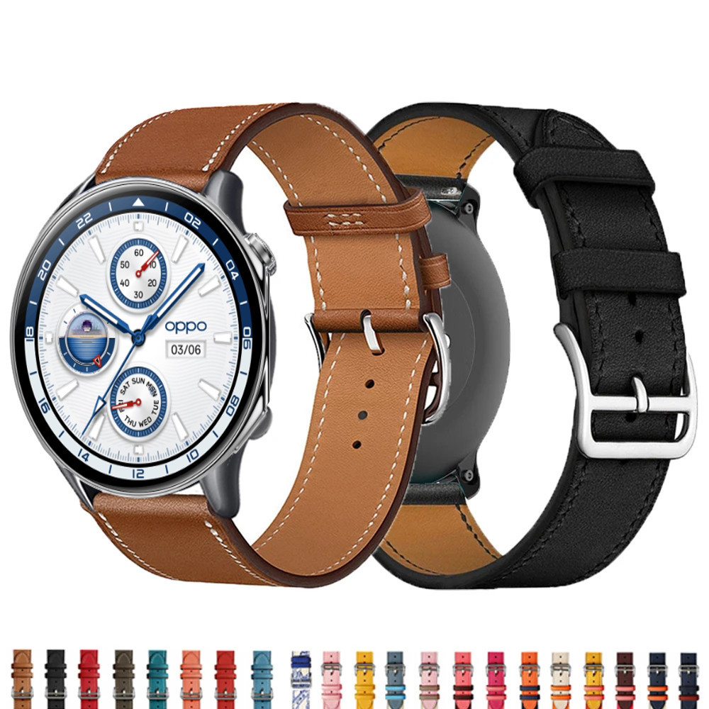 สายนาฬิกาข้อมือหนัง แบบปลดเร็ว สําหรับ OPPO Watch X Smart Wristband OPPO Watch X Correa