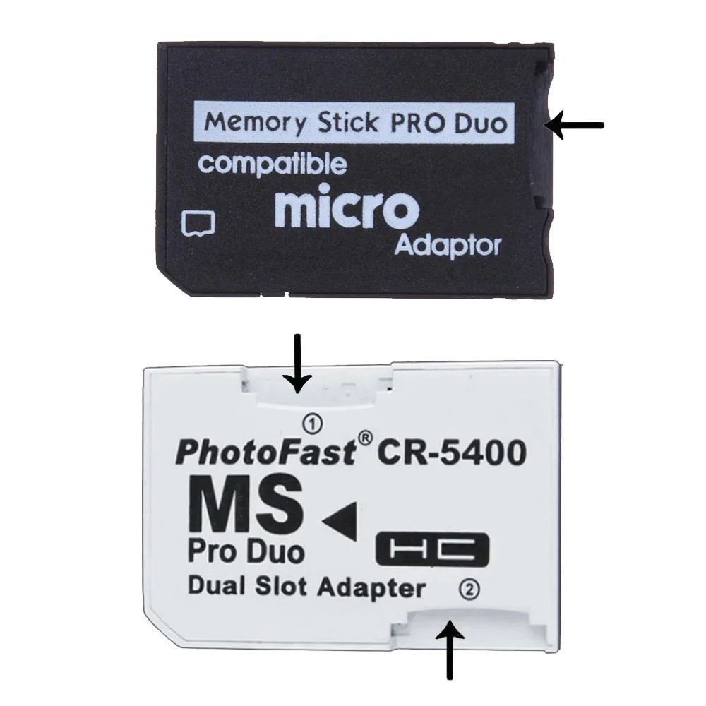 Ruipengda Memory Stick Pro Duo Card Reader สําหรับ PSP 1000 สําหรับ PSP 2000 สําหรับ PSP 3000 SD TF ถึง MS การ์ดอะแดปเตอร์แปลง