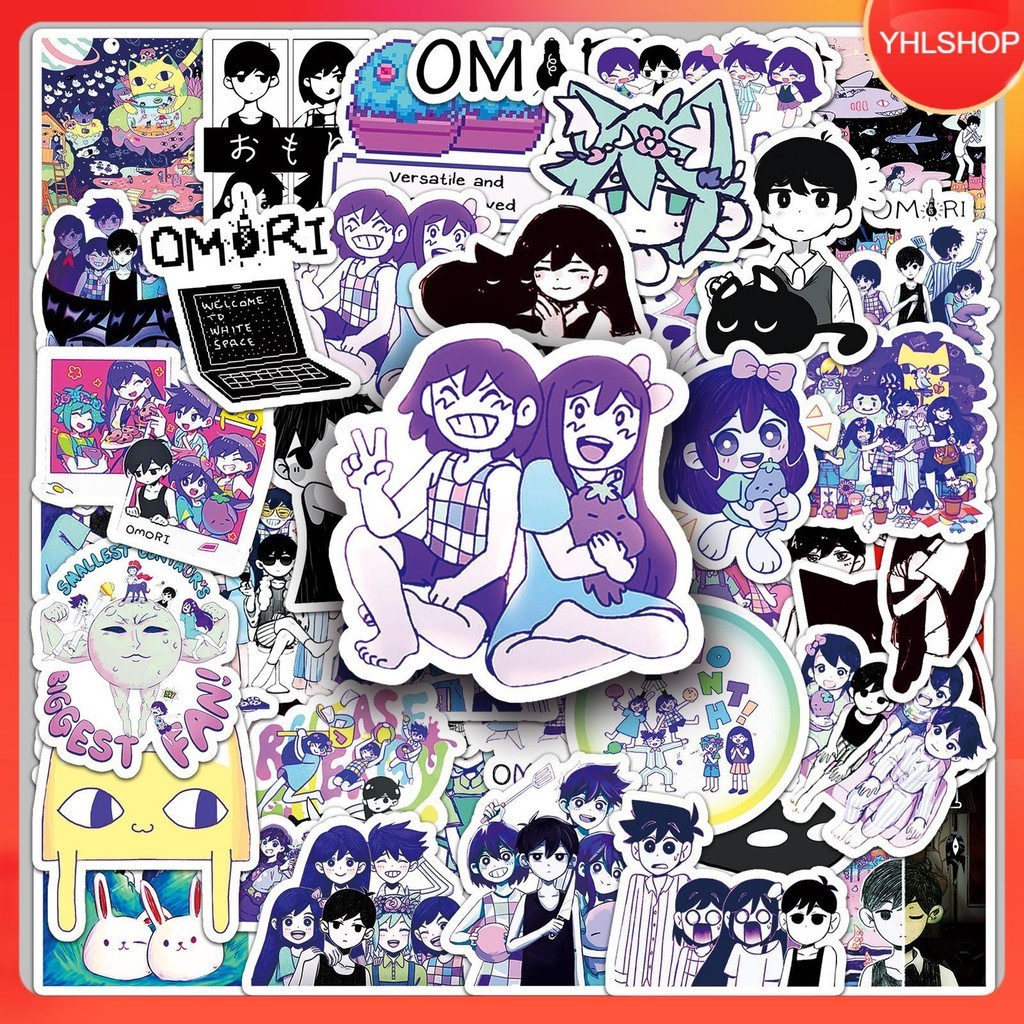 พร้อมส่ง 50แบบ Sticker เกมสยองขวัญ omori horror video game character