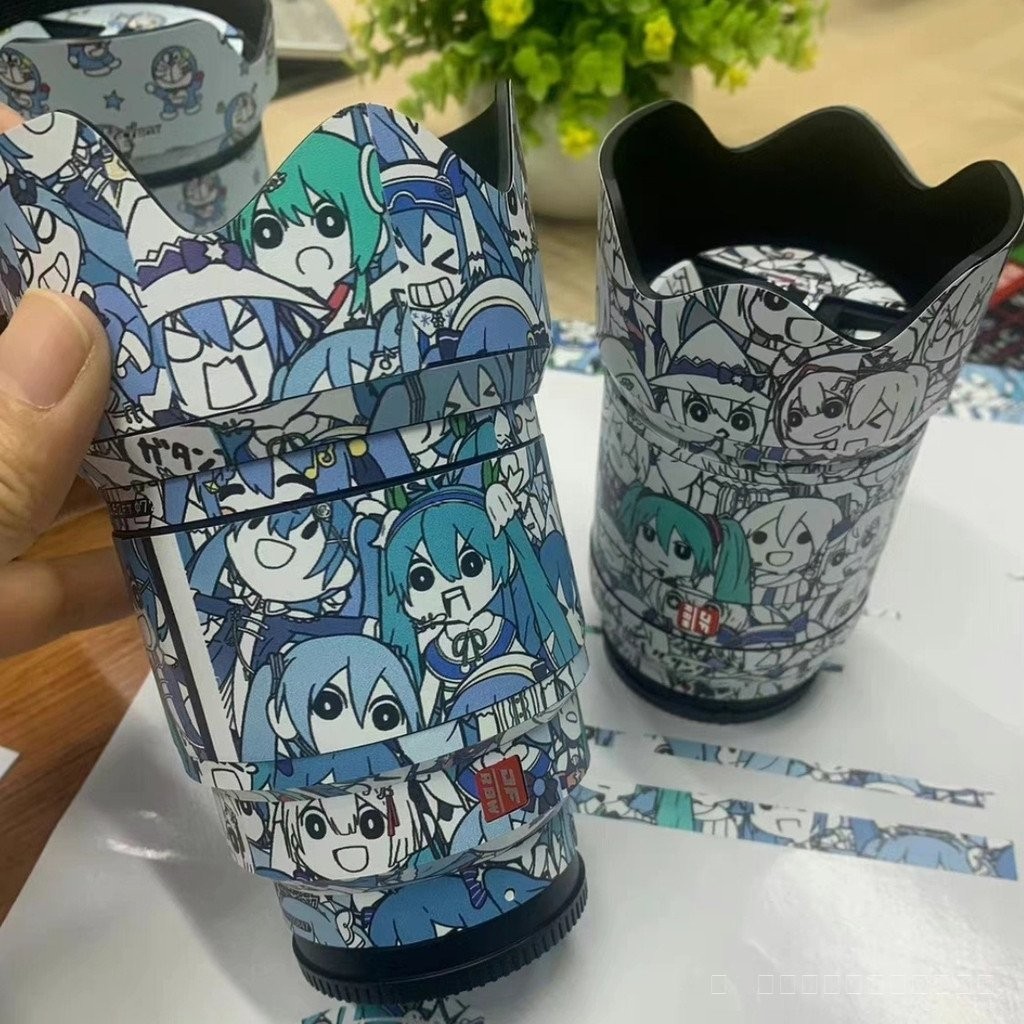 เดินเล่นลาเหมาะสำหรับ Sony E18-135 18-105 24-105สติกเกอร์เลนส์ฟิล์มป้องกันสติกเกอร์เปลี่ยนสี