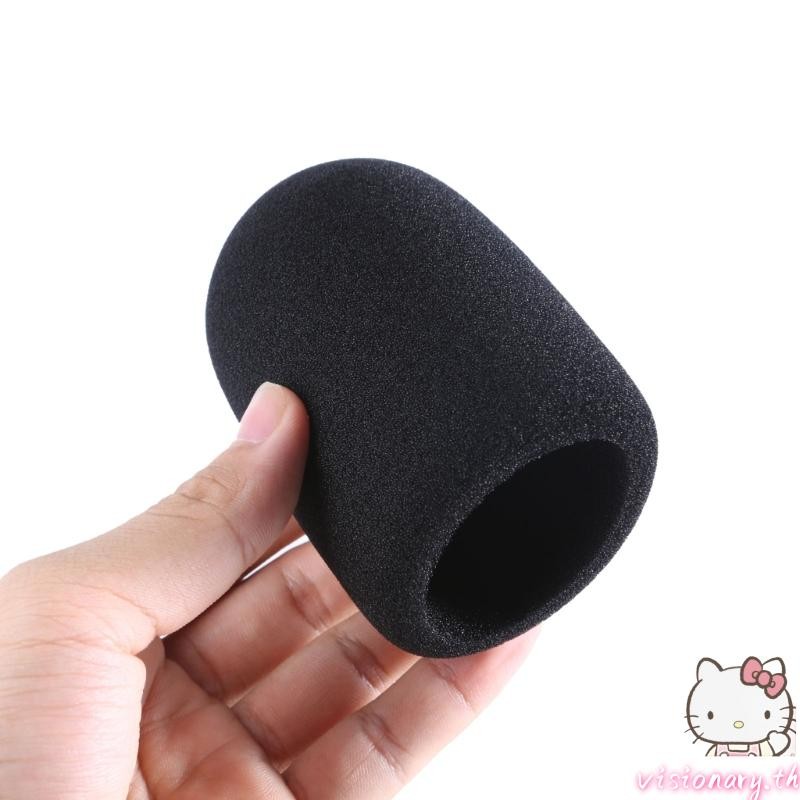 Vision Professional Mic Windscreen สําหรับ AT2020 AT2035 Foam Mic Cover ปรับปรุงเสียง