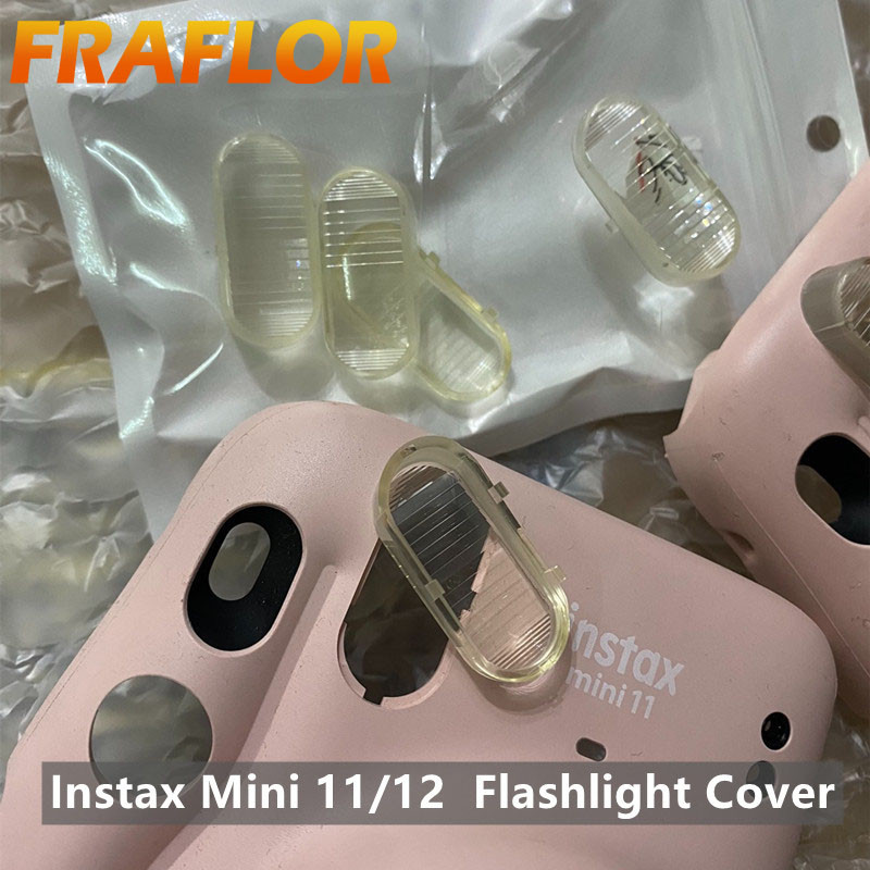 สําหรับ Fujifilm Instax Mini 11 / 12 ไฟฉายฝาครอบแฟลชโคมไฟสําหรับ Mini 11 & Mini12 กล้องแฟลชโคมไฟไฟฉาย Shell Fuji Instax mini11 ไฟกระพริบ Mini 12 โคมไฟซ่อมอุปกรณ์เสริมฝาครอบป้องกัน