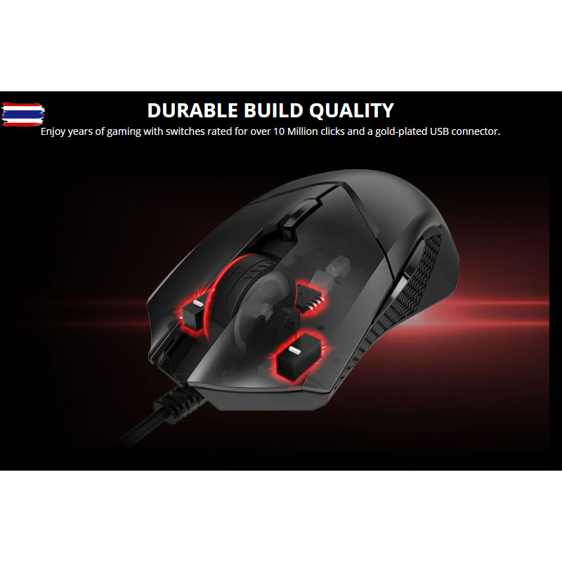 MSI CLUTCH GM08 MOUSE GAMING GEAR เมาส์เกมมิ่ง