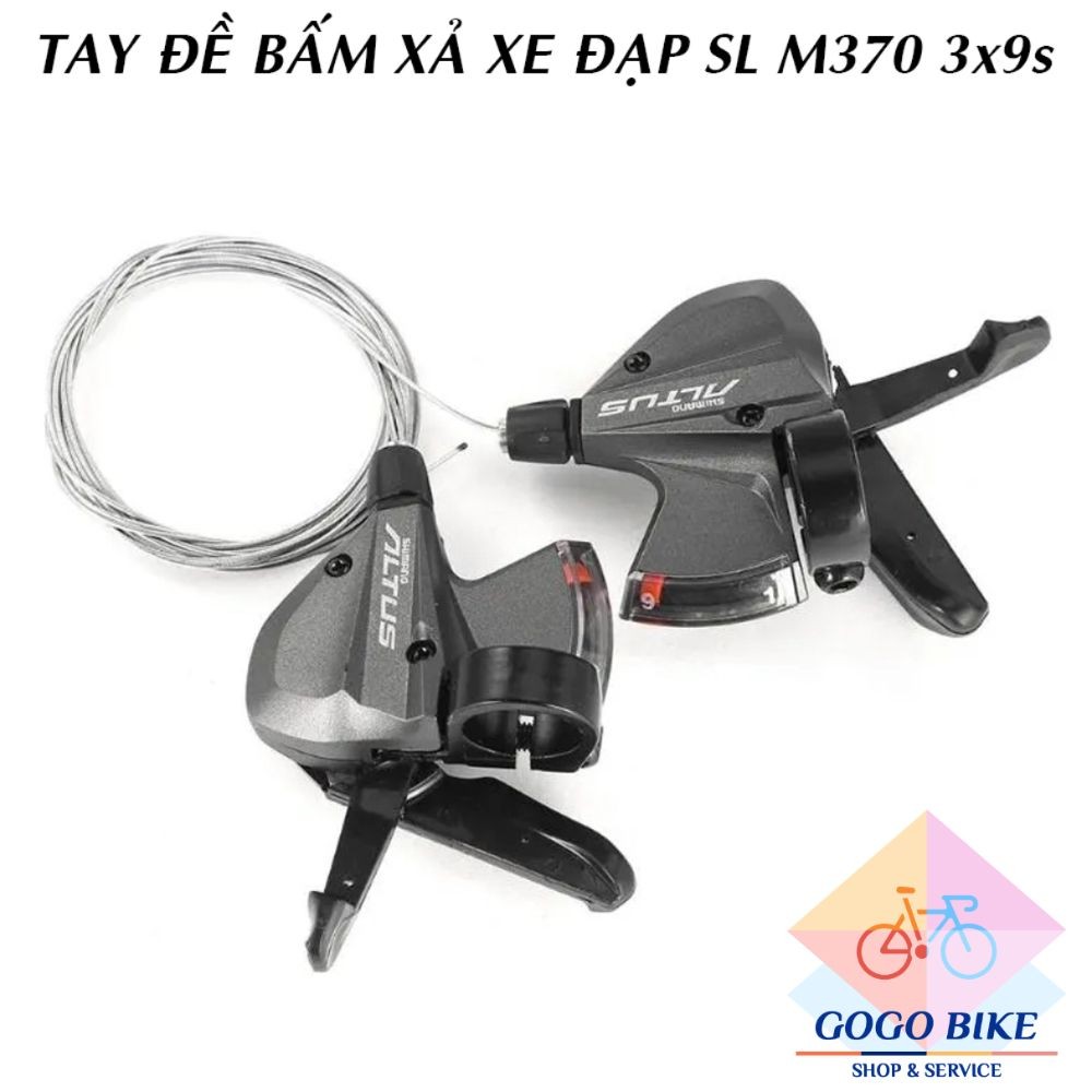 [GoGo Bike] มือเบรกจักรยาน SL M370 3x9 Speed
