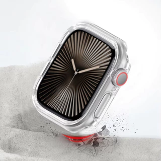 เคสป้องกันหน้าจอ PC แบบไม่มีฟิล์ม for Apple Watch Series 11 10 9 8 7 42มม 46มม 41 45มม IWatch Ultra/SE 3 2 49มม 40 38มม