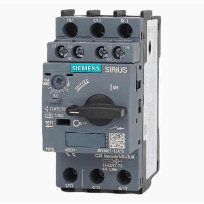 Siemens เซอร์กิตเบรกเกอร์ 3RV6021-4AA 4BA 4CA 4DA 4EA 4FA 4PA4NA15 3RV6011