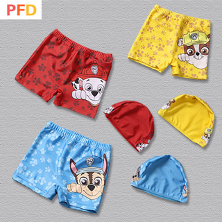 paw patrol กางเกงว่ายน้ําเด็ก ชุดว่ายน้ําเด็กผู้ชาย กางเกงว่ายน้ําแห้งเร็ว