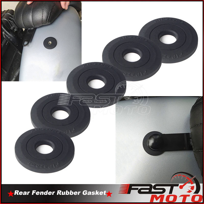 Mf Motorcycle Rear Fender Seat Mount Rubber Gasket Spacer For Harley Sportster 1200 883 Superlow Iro