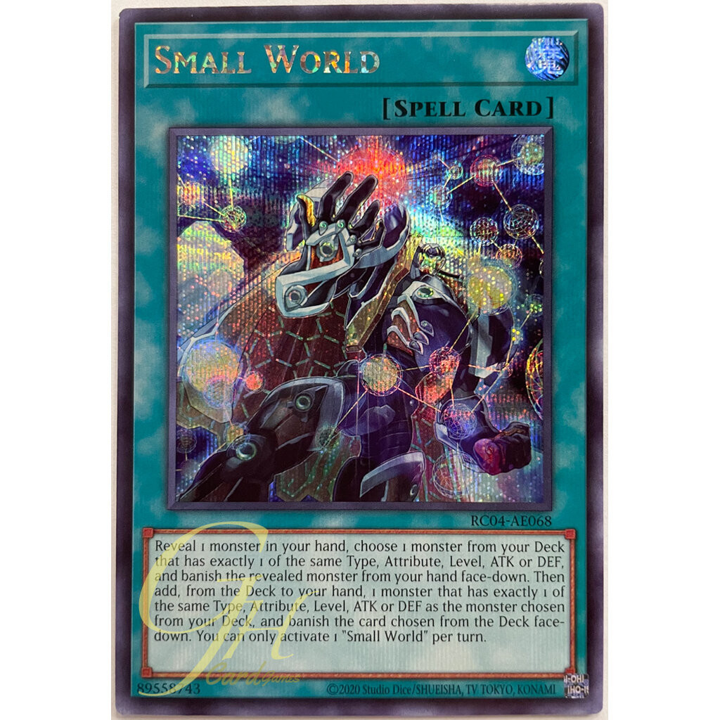Yugioh [RC04-AE068] Small World (Secret Rare)