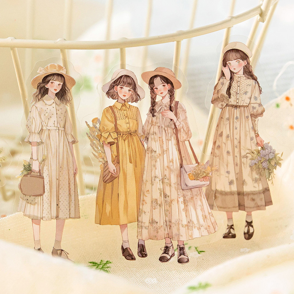 30 ชิ ้ นสาวสวยสติกเกอร ์ กันน ้ ํา PET โปร ่ งใสสติกเกอร ์ สําหรับ Journaling Scrapbooking Wall หัตถกรรมซองจดหมายการ ์ ด ราคา ถูกที่สุด ดีลบีเคเค แกลเลอรีภาพที่ 2