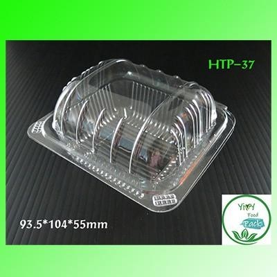 กล่องใส HTP-37กล่องพลาสติกใส OPS สำหรับใส่อาหาร กล่องข้าว กล่องเบเกอรี่ Bakery (100 ชิ้น)