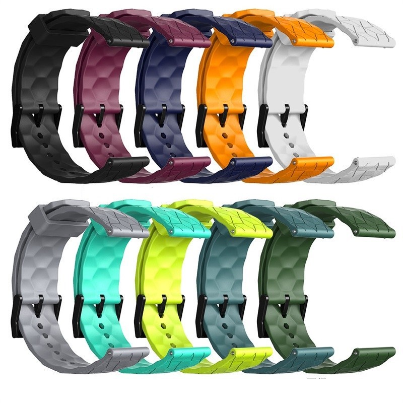สายนาฬิกาข้อมือซิลิโคน 20 22 มม. SUUNTO RACE VERTICAL SUUNTO 9 PEAK DLC 9 PEAK PRO 5 PEAK 3