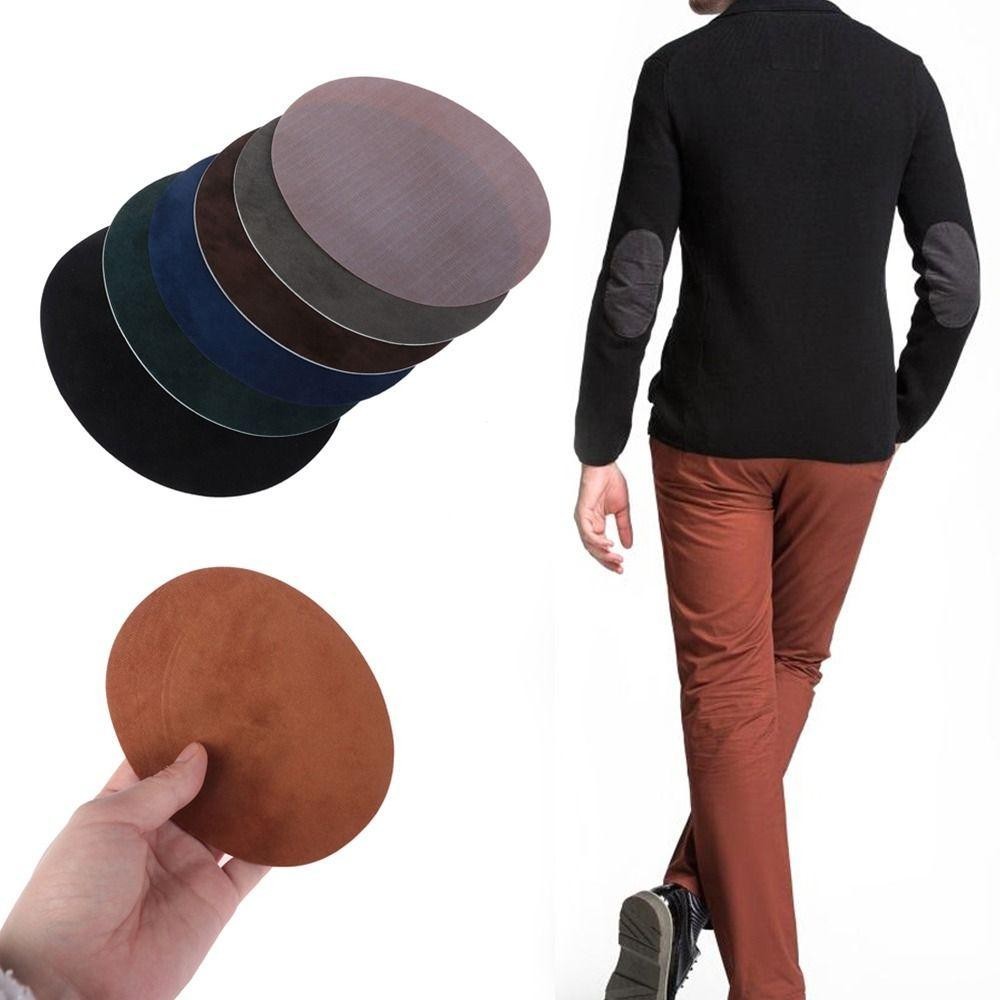 EVINARIA แพทช์ผ้าหนังนิ่ม, แพทช์ข้อศอกรูปไข่เหล็ก, กระเป๋าเสื้อผ้าอุปกรณ์เสริม Suede Appliques ผ้า T เสื้อ - รูปที่ 6