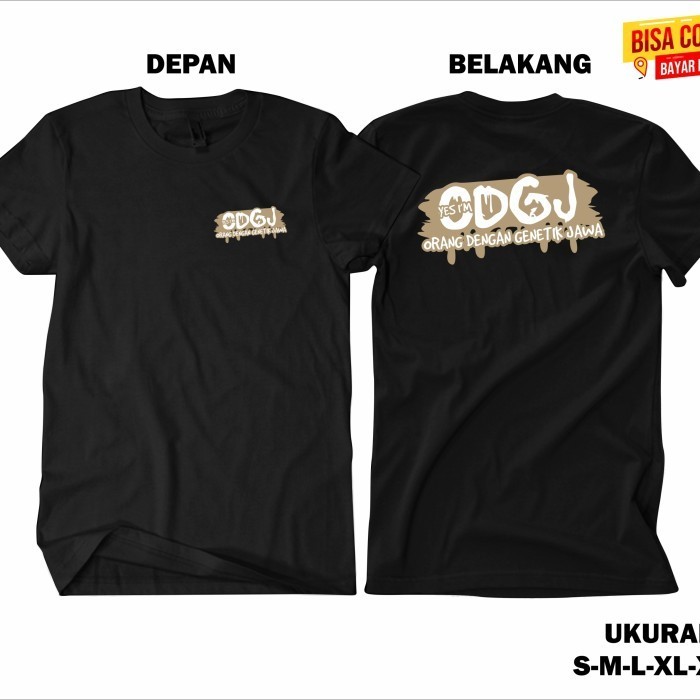 ODGJ เสื้อยืด PEOPLE พร้อม JAVANESE GENETICS JAVANESE PEOPLES เสื้อยืด