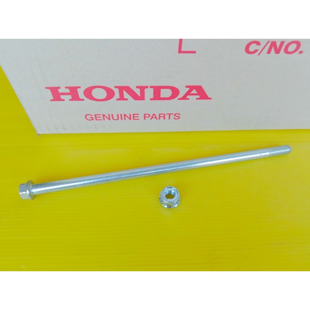 90105-K0R-V00),(90304-KGH-901เพลาหูยึดเครื่องยนต์(10×255)พร้อมน็อต(10มม.)แท้HONDA  PCX160,ADV160/1ชุ