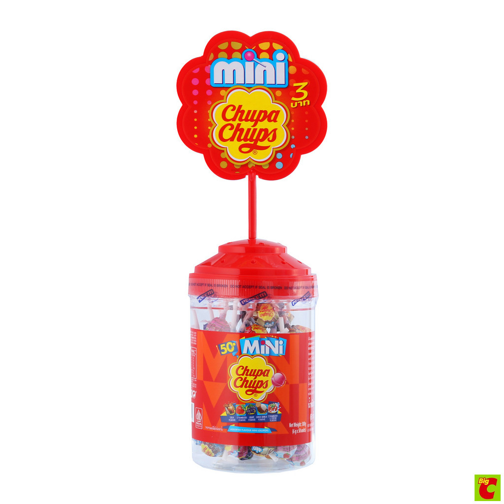 จูปาจุ๊ปส์ ลูกอม มินิ รสรวมผลไม้ 300 ก.