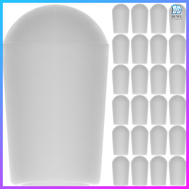 🧢 100 ชิ้น ฝาครอบปลาย Universal End Cap Hanger PVC กันสึกสำหรับขนส่ง