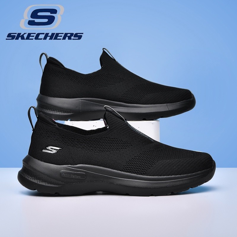 Skechers_ GO WALK HYPER BURST รองเท้าผ้าใบลําลอง ผ้าตาข่าย กันลื่น ขนาดใหญ่ สําหรับผู้ชาย