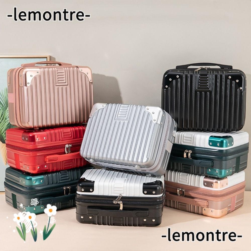 Lemontre กระเป๋าเดินทาง กระเป๋าเครื่องสําอาง ขนาดเล็ก 14 นิ้ว สําหรับผู้หญิง