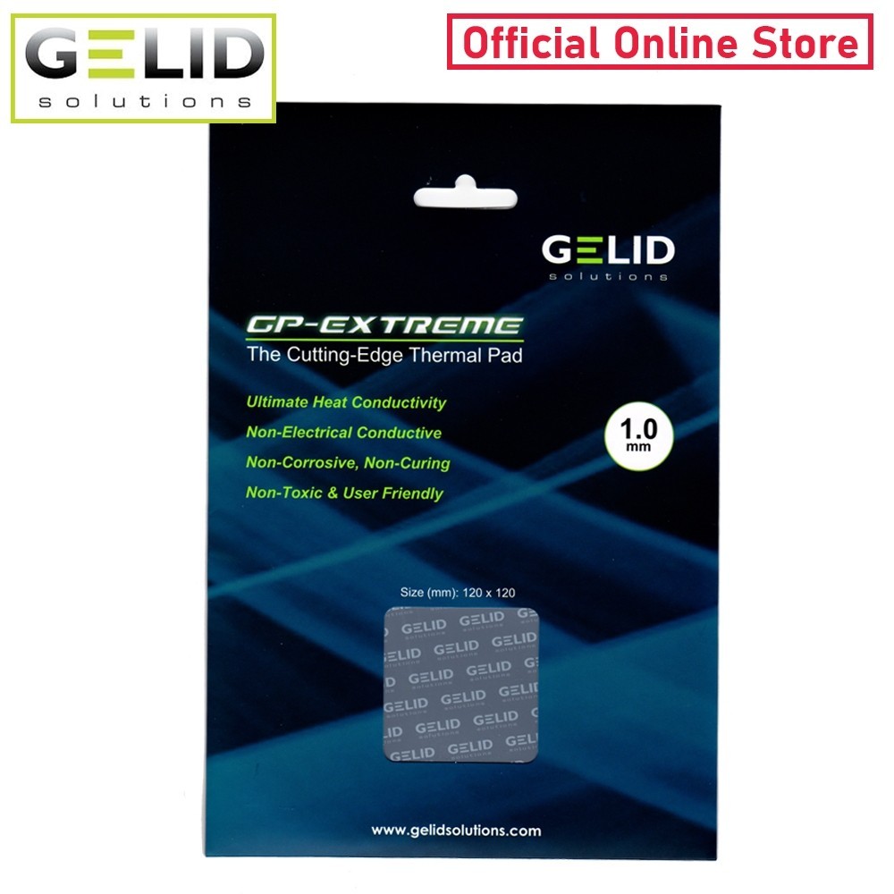 [Gelid Solutions Store] GP-EXTREME Thermal Pad 120x120x1.0 mm./12.0 W/mK (TP-GP01-S-B)