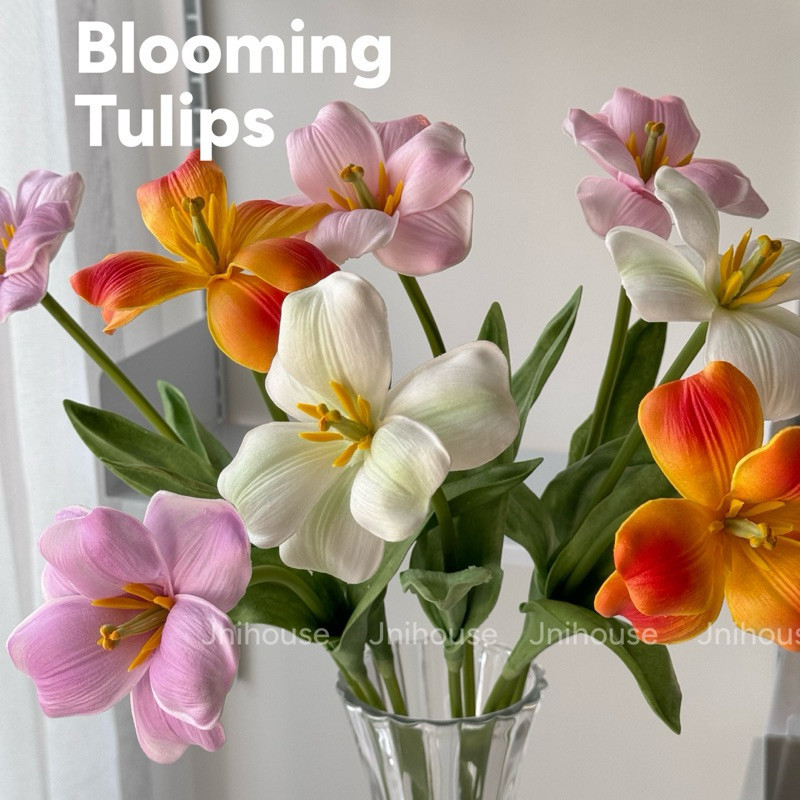 [พร้อมส่ง] Jnihouse : Blooming Tulip ดอกไม้ประดิษฐ์ ดอกทิวลิป