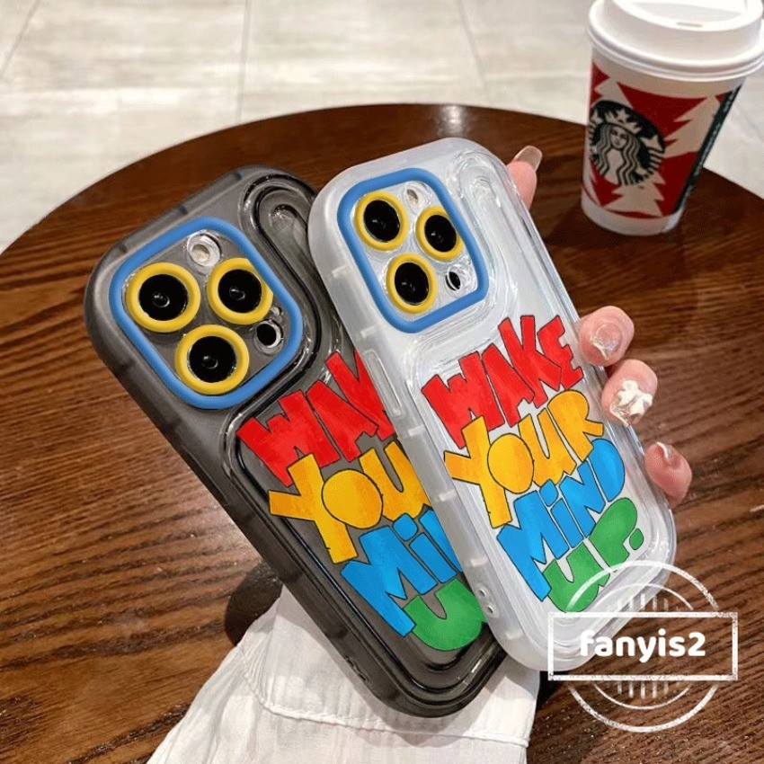 เคสโทรศัพท์มือถือ ซิลิโคนนิ่ม กันตก ป้องกัน ลายการ์ตูนกราฟฟิตี้ ตัวอักษร แฟชั่น สําหรับ iPhone 11 15 Xr 14 13 12 Pro Max 8 7 6 6s Plus SE 2020 Xs Max