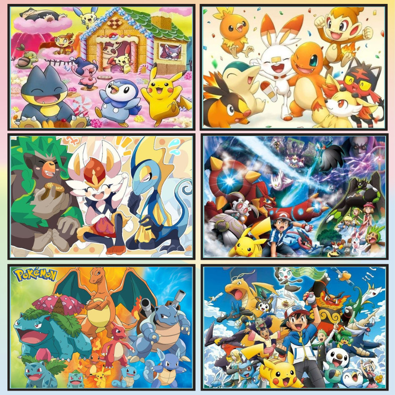 📣พร้อมส่ง📣【Pokémon】jigsaw puzzle-จิ๊กซอว์-300-1000-ชิ้น- ชิ้นของเด็ก จิ๊กซอว์ไม้ 1000 ชิ้น จิ๊กซอว์ 1000 ชิ้นสำหรับผู้ใหญ่ จิ๊กซอ จิ๊กซอว์ 500 ชิ้น🧩33-3 จิ๊กซอว์ 1000 ชิ้น สำหรับ ผู้ใหญ่ ตัวต่อจิ๊กซอว์ จิ๊กซอว์ การ์ตูน
