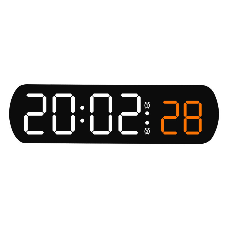 ! #@ Simple Electronic Clock Creative Multifunctional Led Alarm Clock Temperature Jump Second Displa