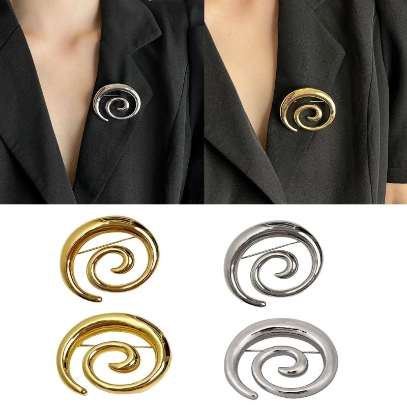 NERV Chic Vortex Lapel Pin อุปกรณ์เสริมที่ไม่ซ้ํากัน Vortex รูปเข็มกลัดคอ Pin เครื่องประดับ